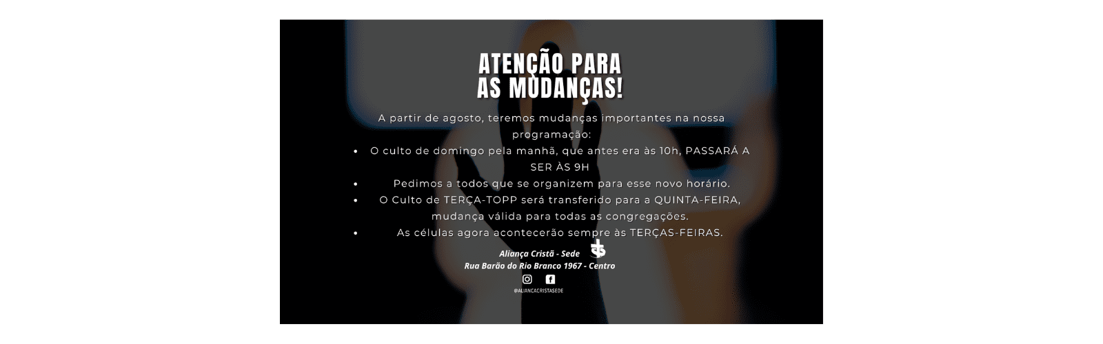 mudança-quarta