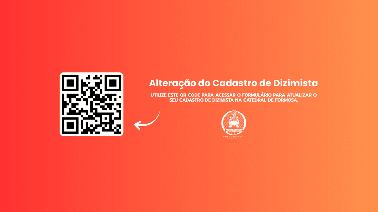 Atualização cadastral do Dízimo