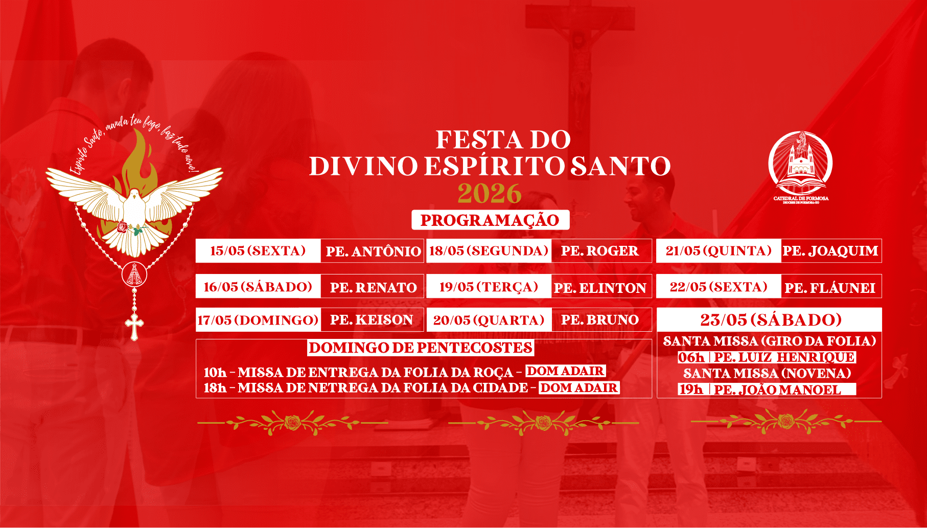 Programação Festa do Divino 2026