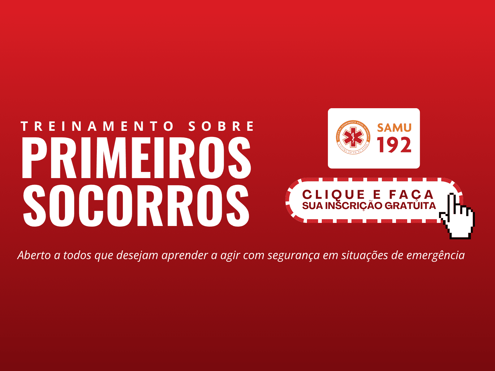 Treinamento PRIMEIROS SOCORROS