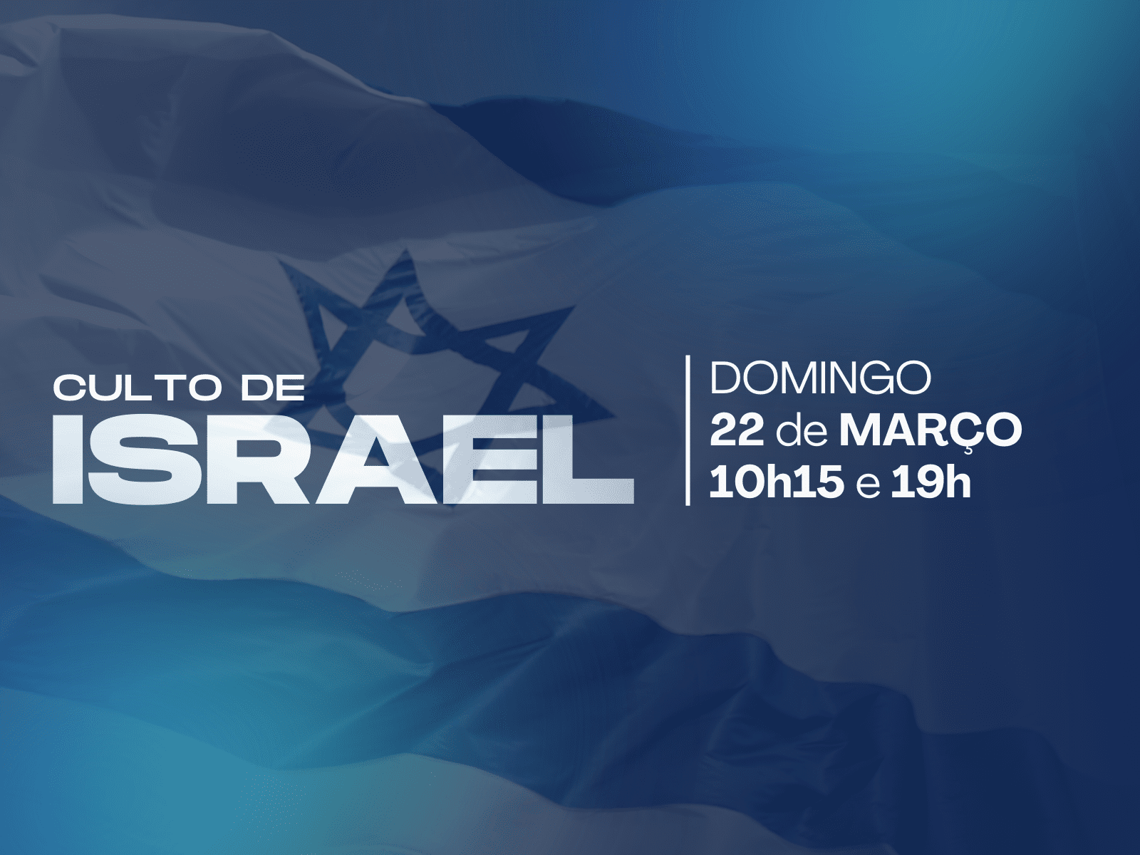 CULTO DE ISRAEL_MARÇO
