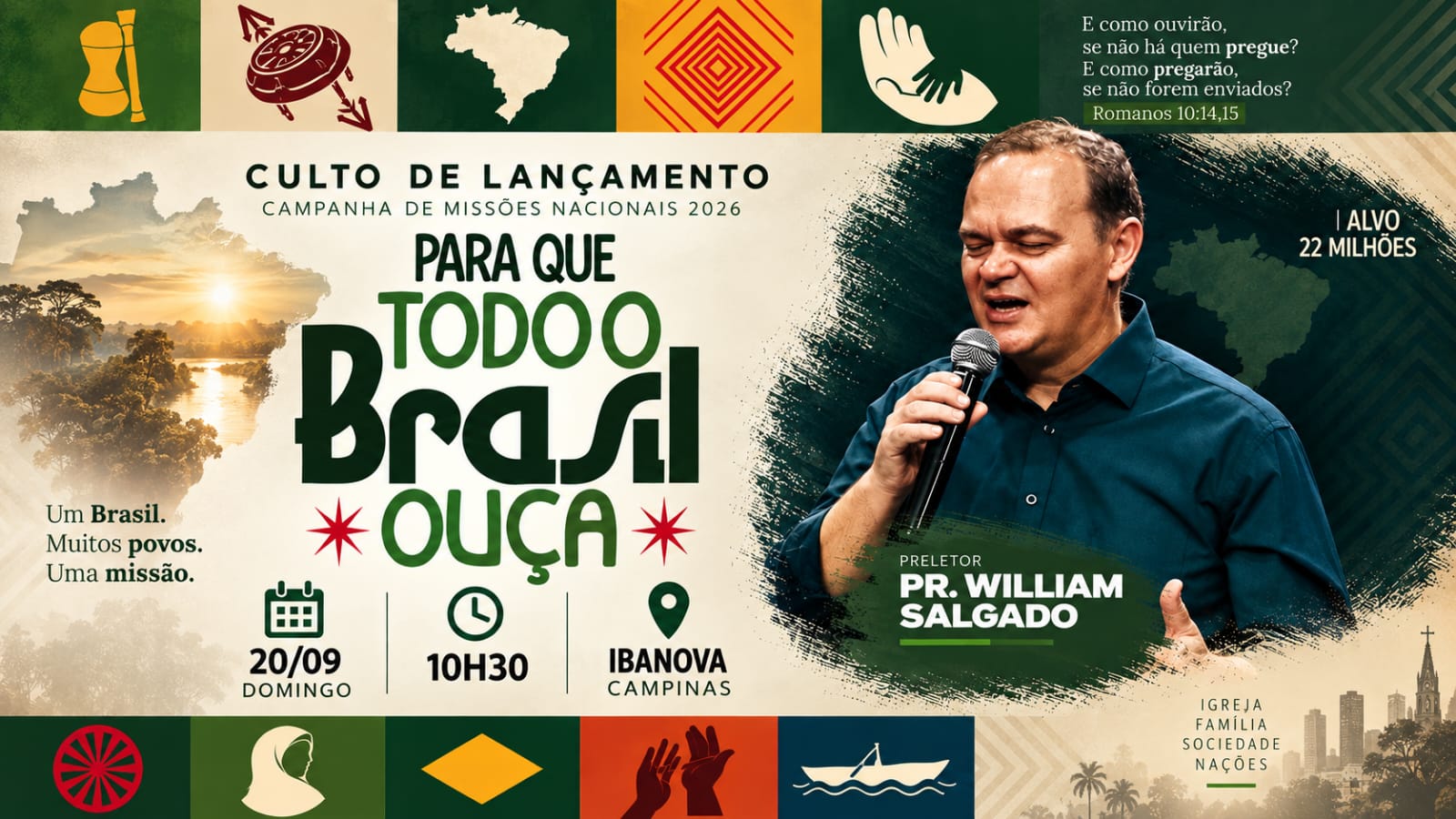 CULTO ESPECIAL MISSÕES NACIONAIS