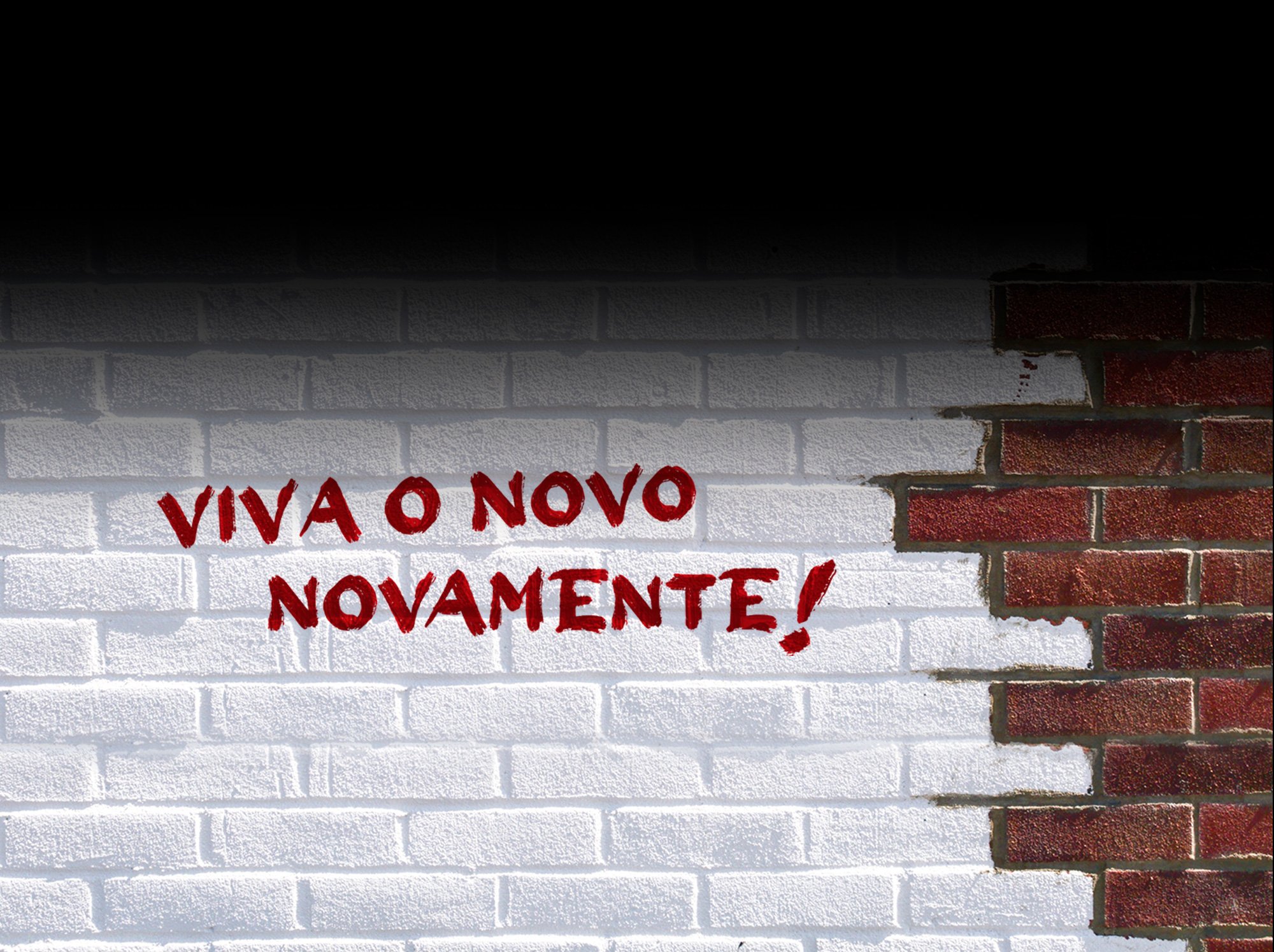 Viva o novo novamente!