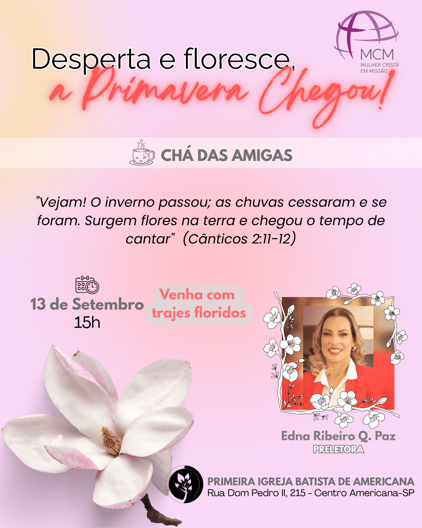 Chá das Amigas - Desperta e floresce, a Primavera chegou!