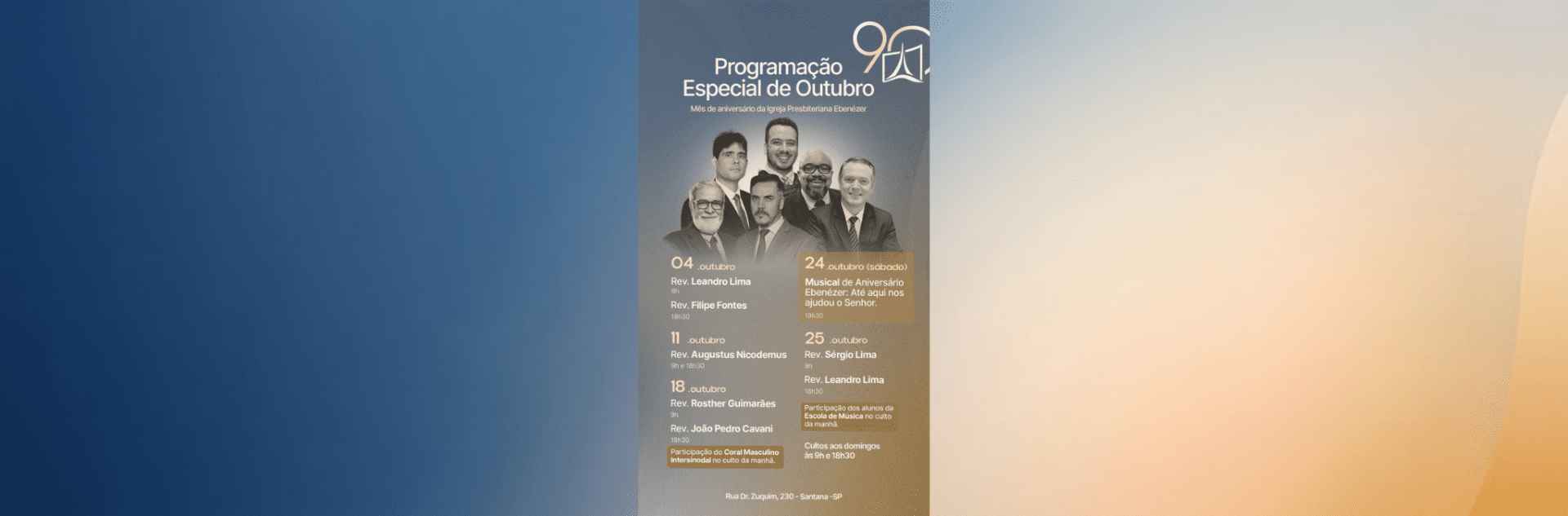 Ebenézer 90 anos