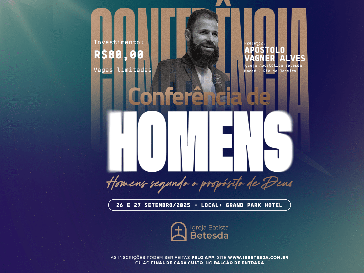 CONFERÊNCIA DE HOMENS