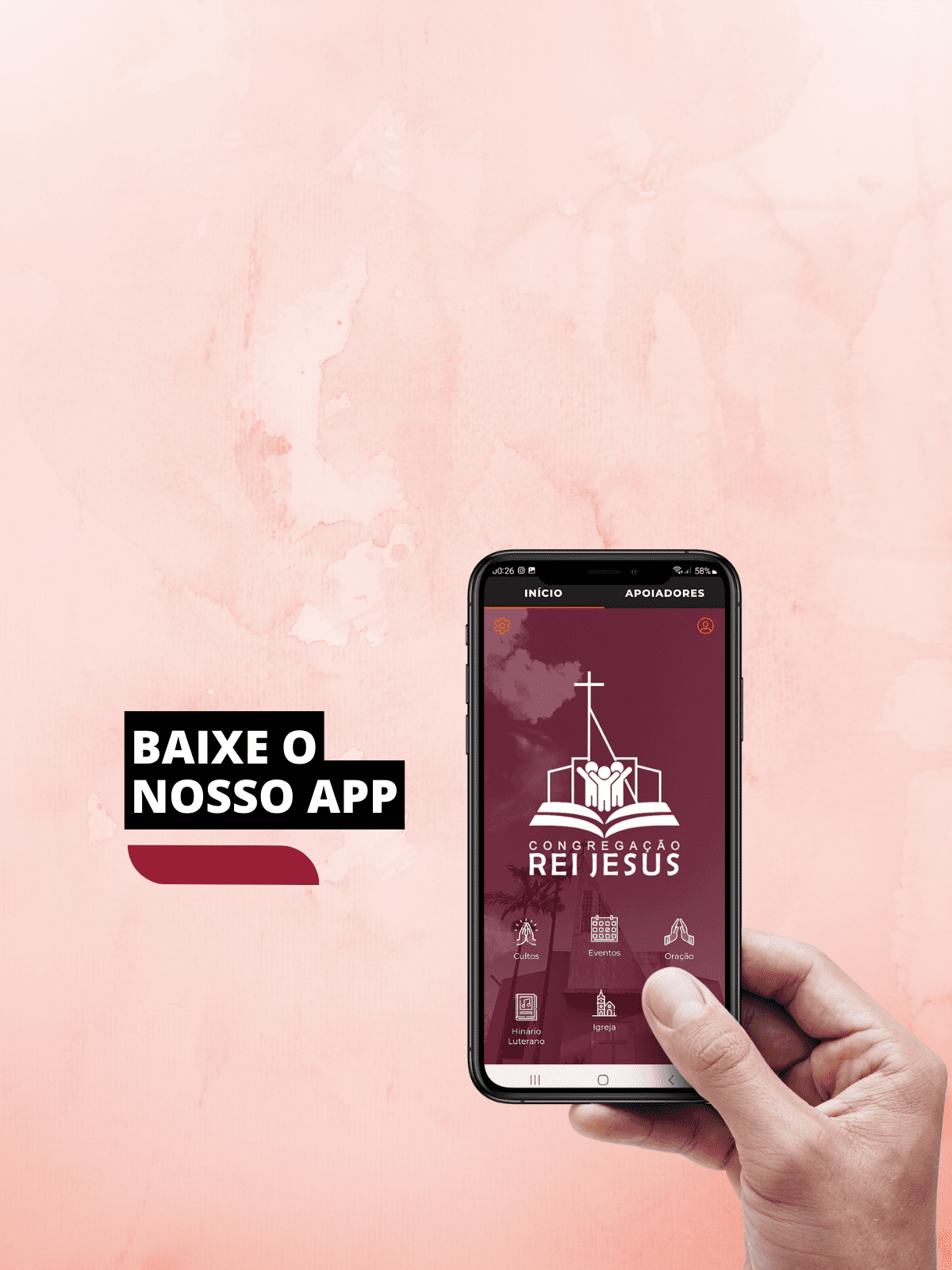 Baixe  o nosso app