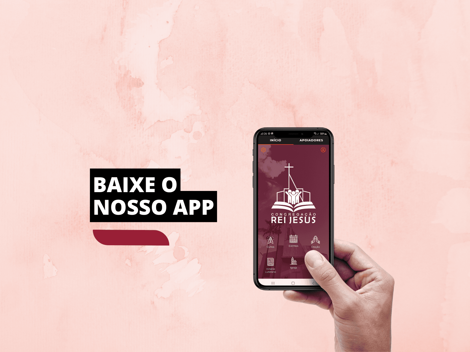 Baixe  o nosso app