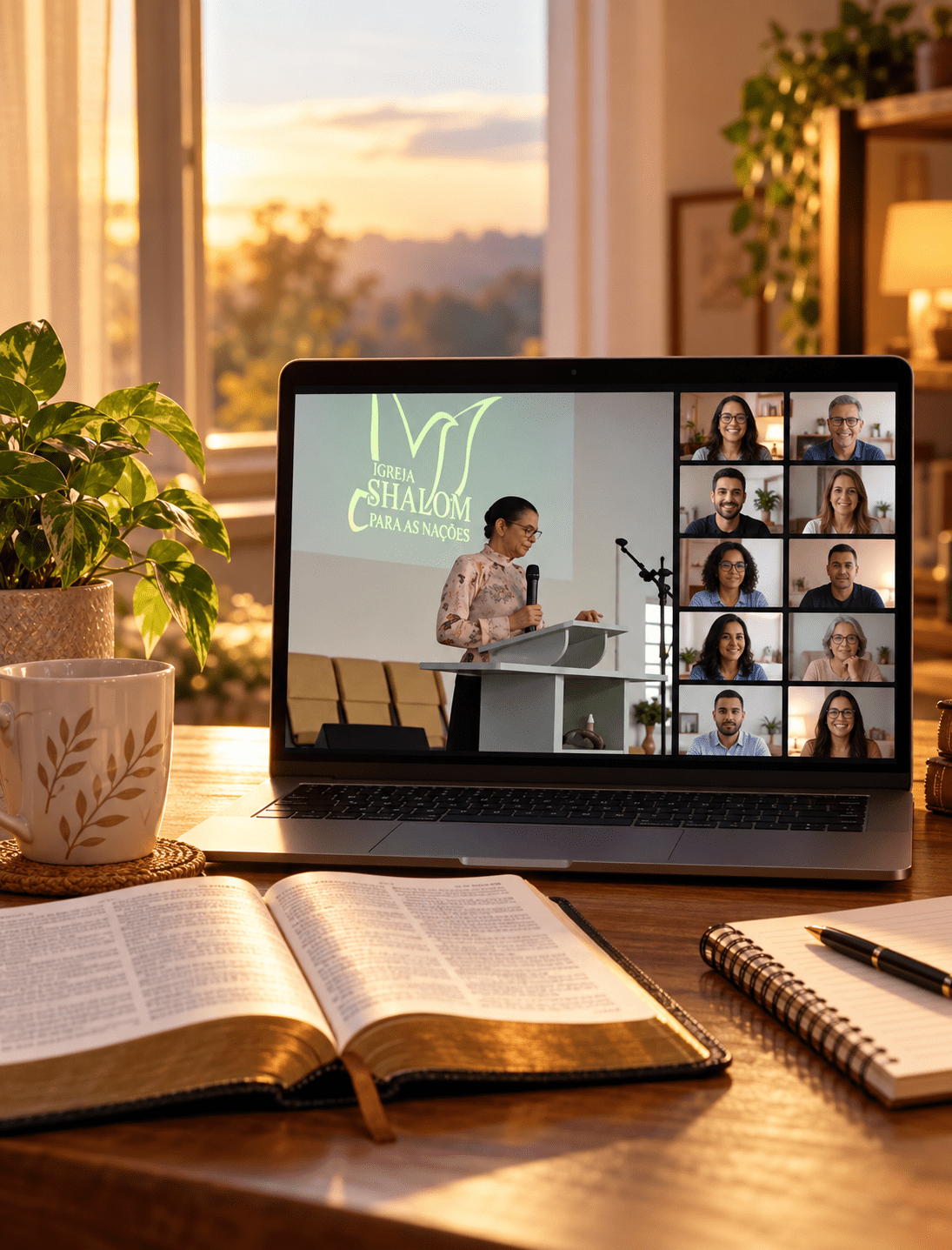 Cultos, Estudos e Reuniões On-line
