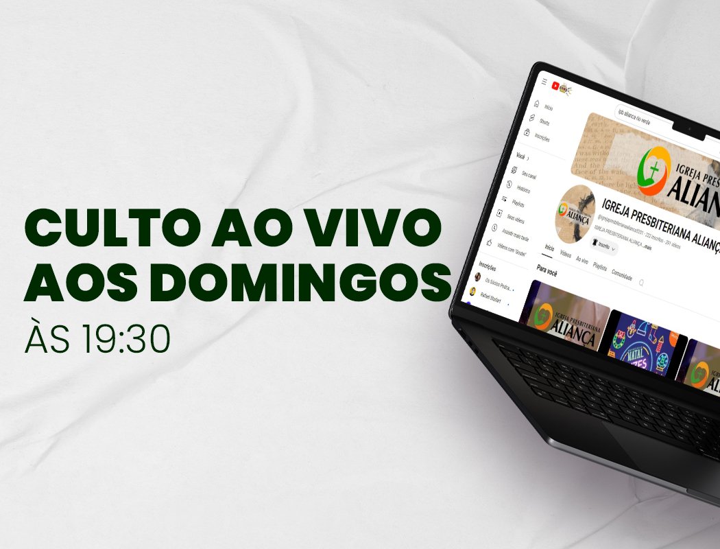 Cultos ao Vivo Todos <br> os Domingos às 19h