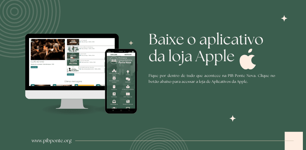 Baixe o Aplicativo da Igreja - Apple