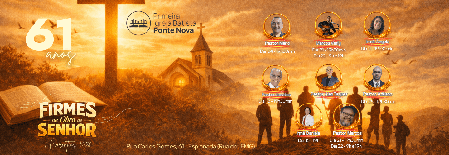 61 anos da PIB Ponte Nova