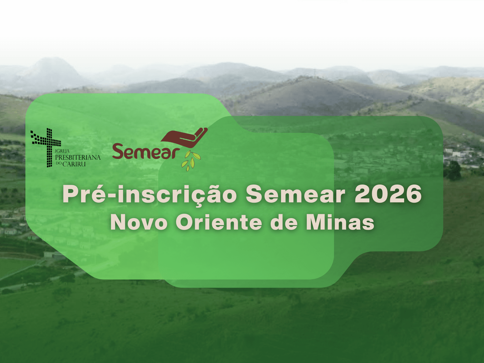 Pré-inscrição Semear 2026