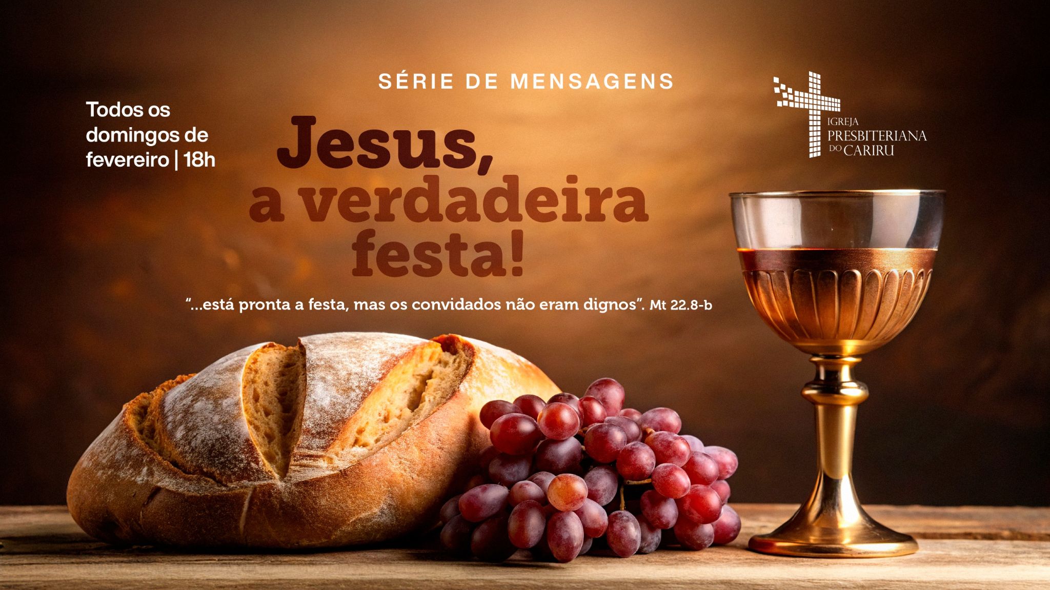 Jesus, a verdadeira festa!