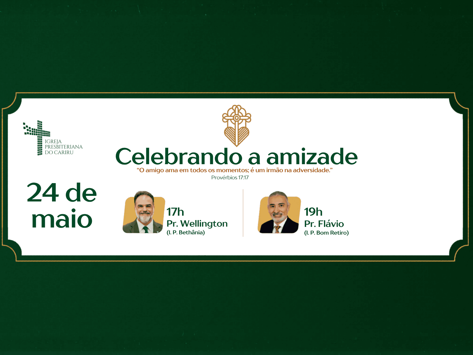 Culto Celebrando a Amizade