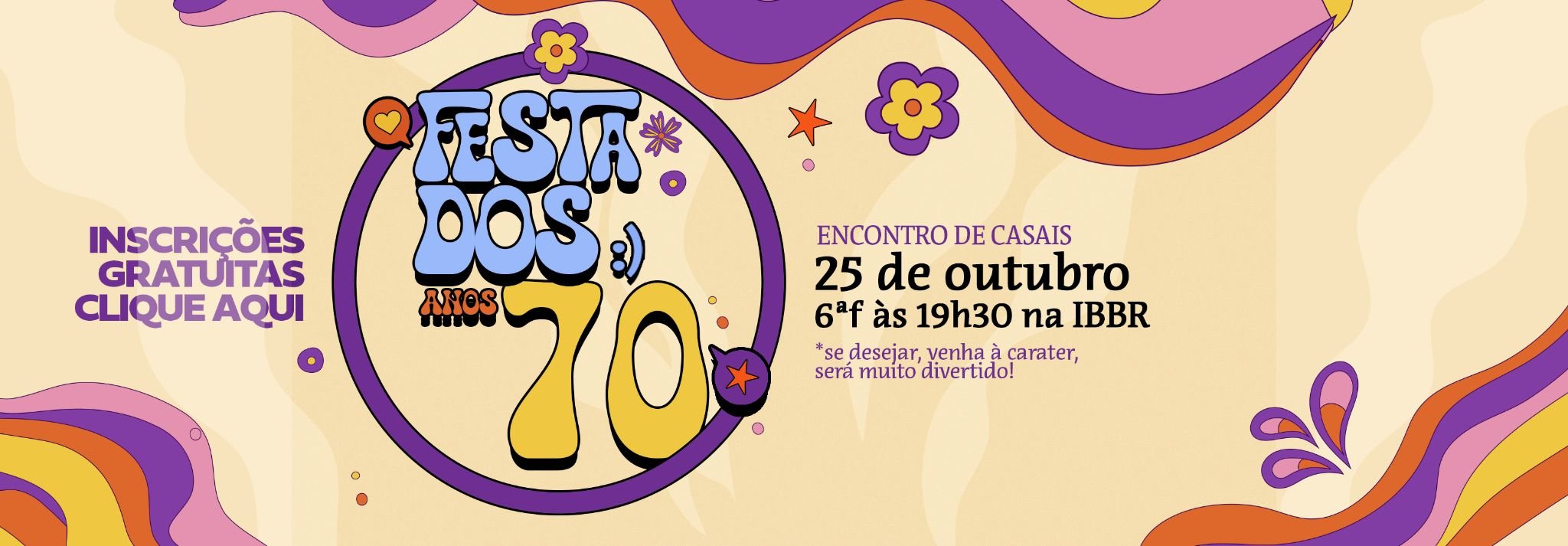 ENCONTRO DE CASAIS - FESTA TEMÁTICA